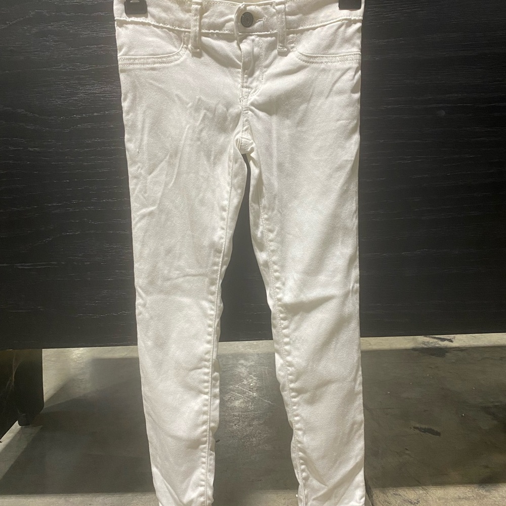 Girl’s White Jean Jeggings